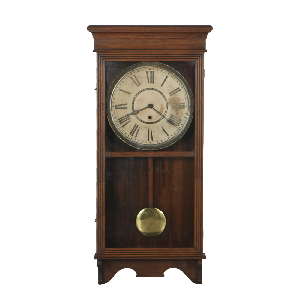 Sessions Oak Case Wall Clock