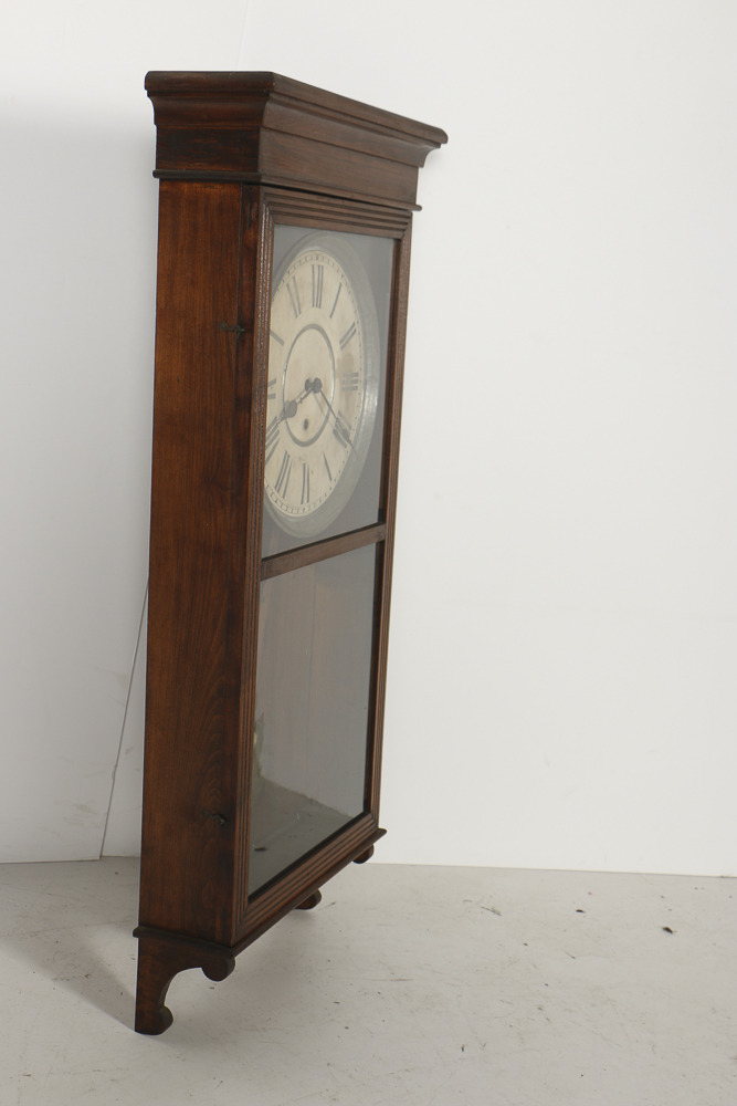 Sessions Oak Case Wall Clock