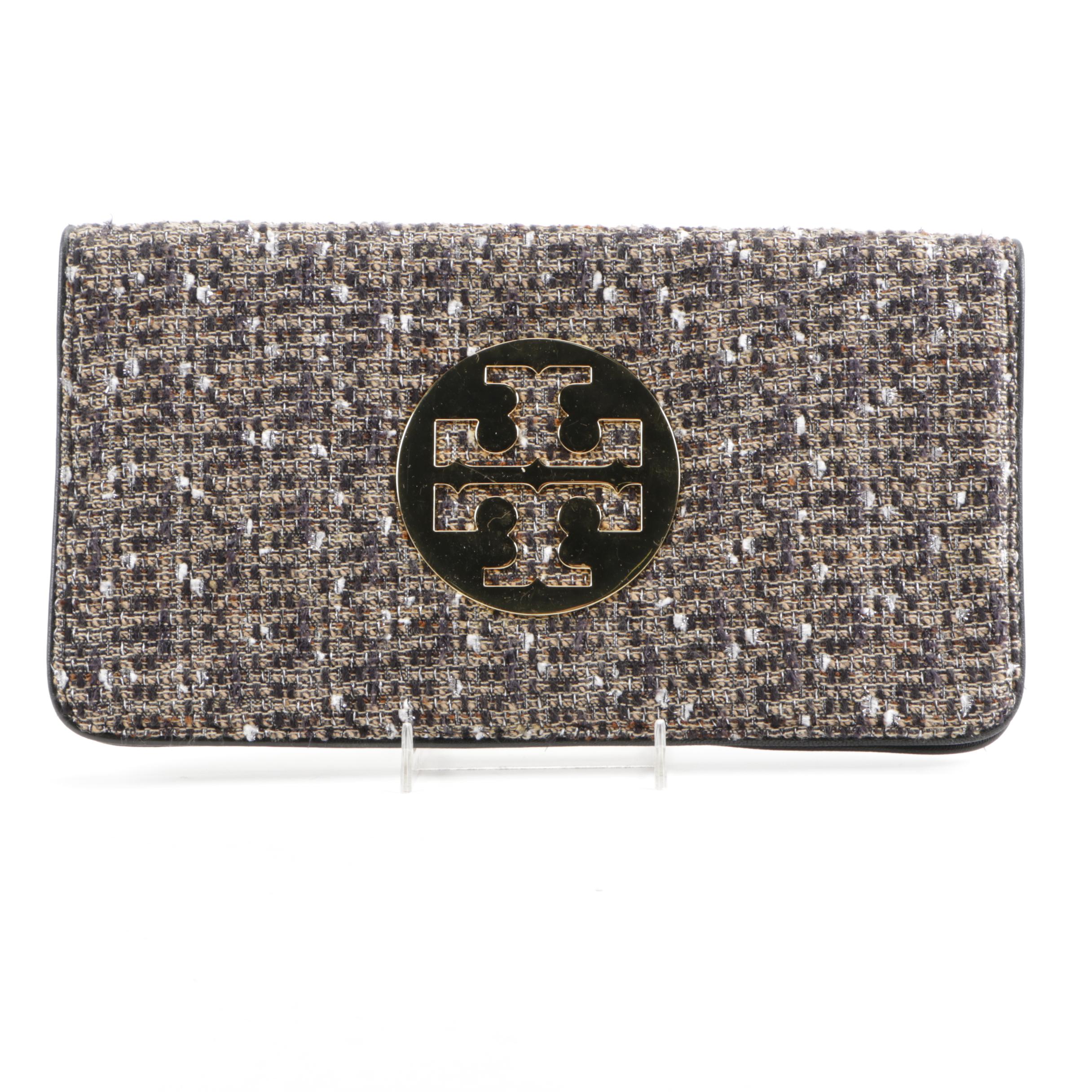 Tory Burch Tweed Clutch