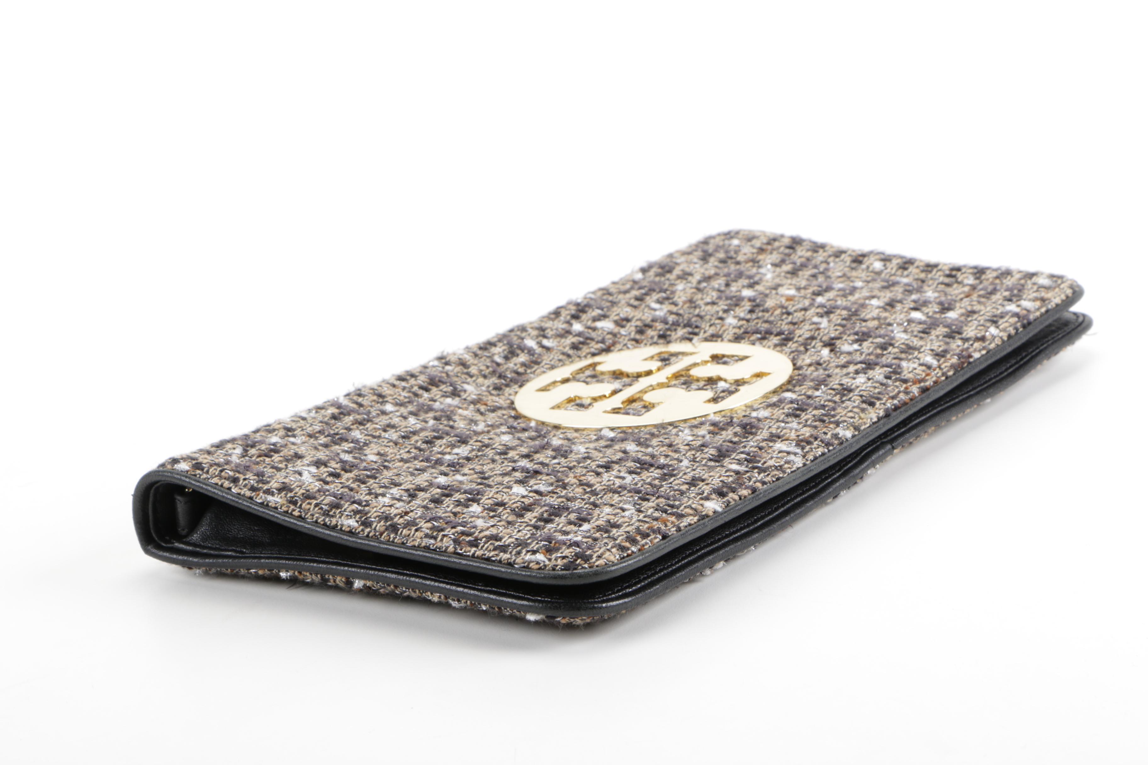 Tory Burch Tweed Clutch
