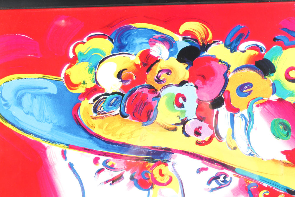 Peter Max Signed Limited Edition Poster "Friends/Century Ladies"