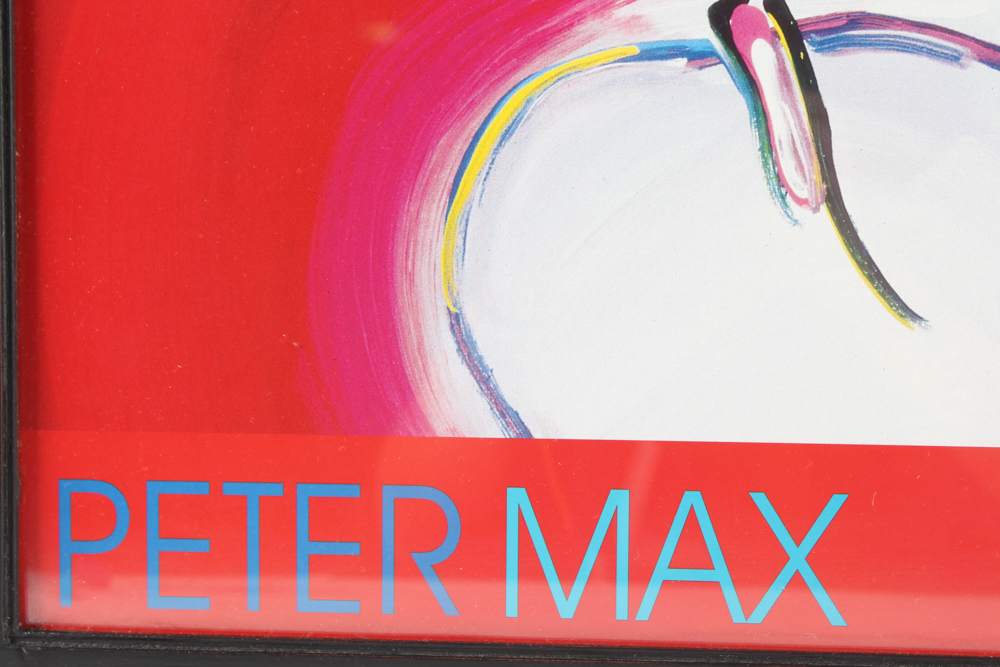 Peter Max Signed Limited Edition Poster "Friends/Century Ladies"