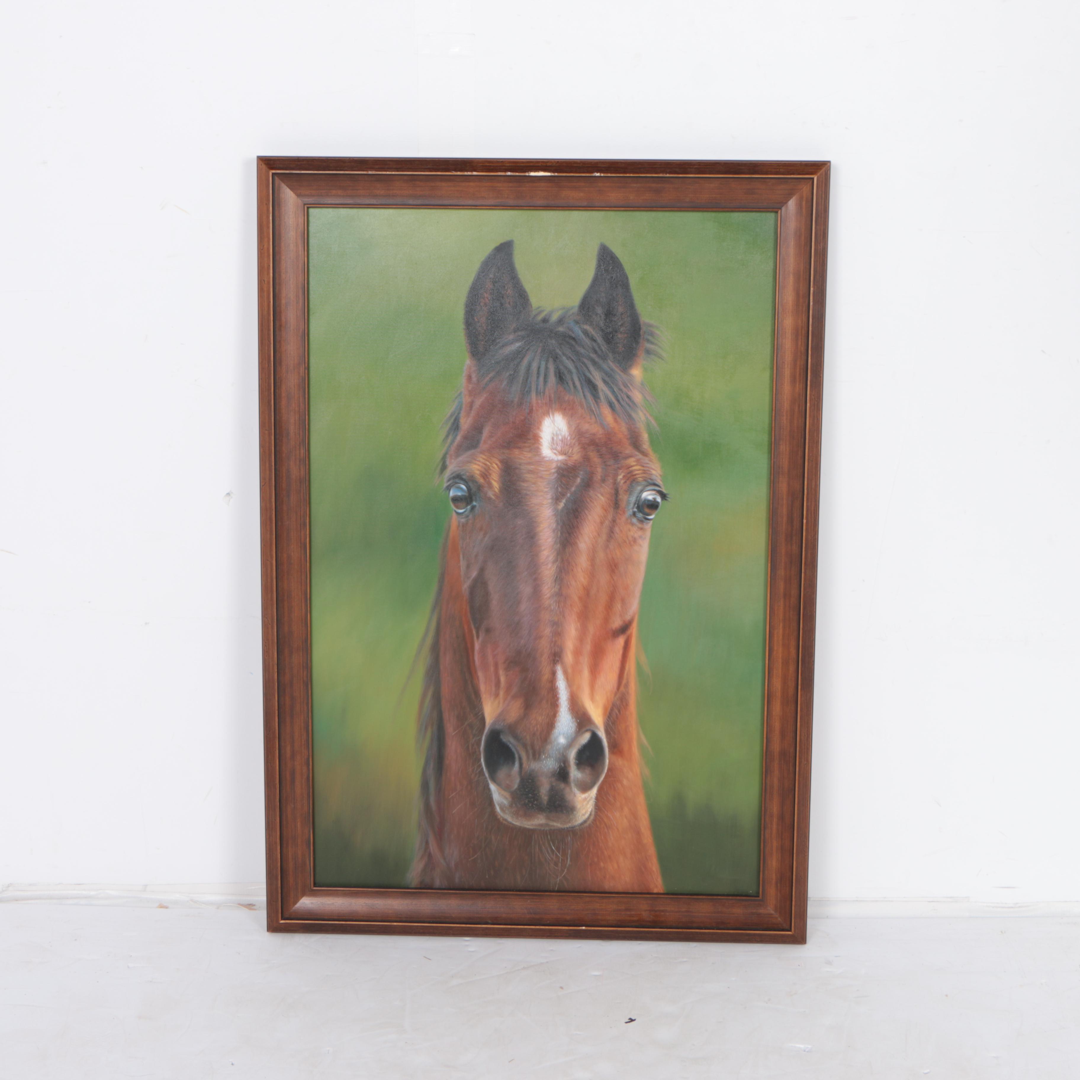 Oil Painting on Canvas of Horse