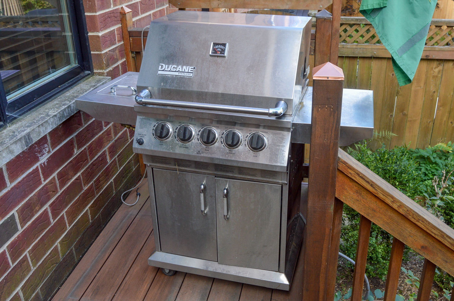 Ducane stainless shop steel grill