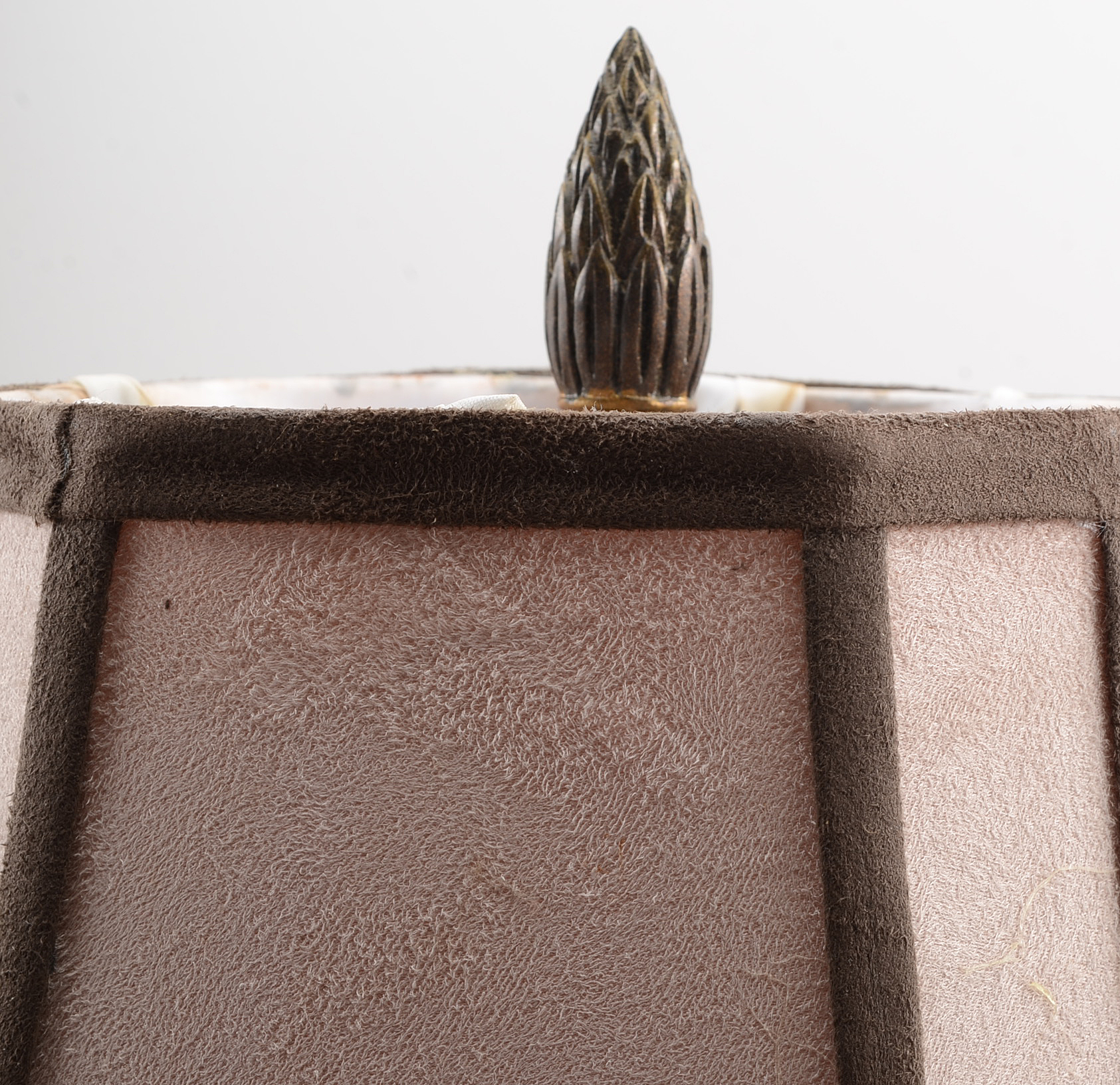 Vintage Ruby Cut to Clear Glass Table Lamps