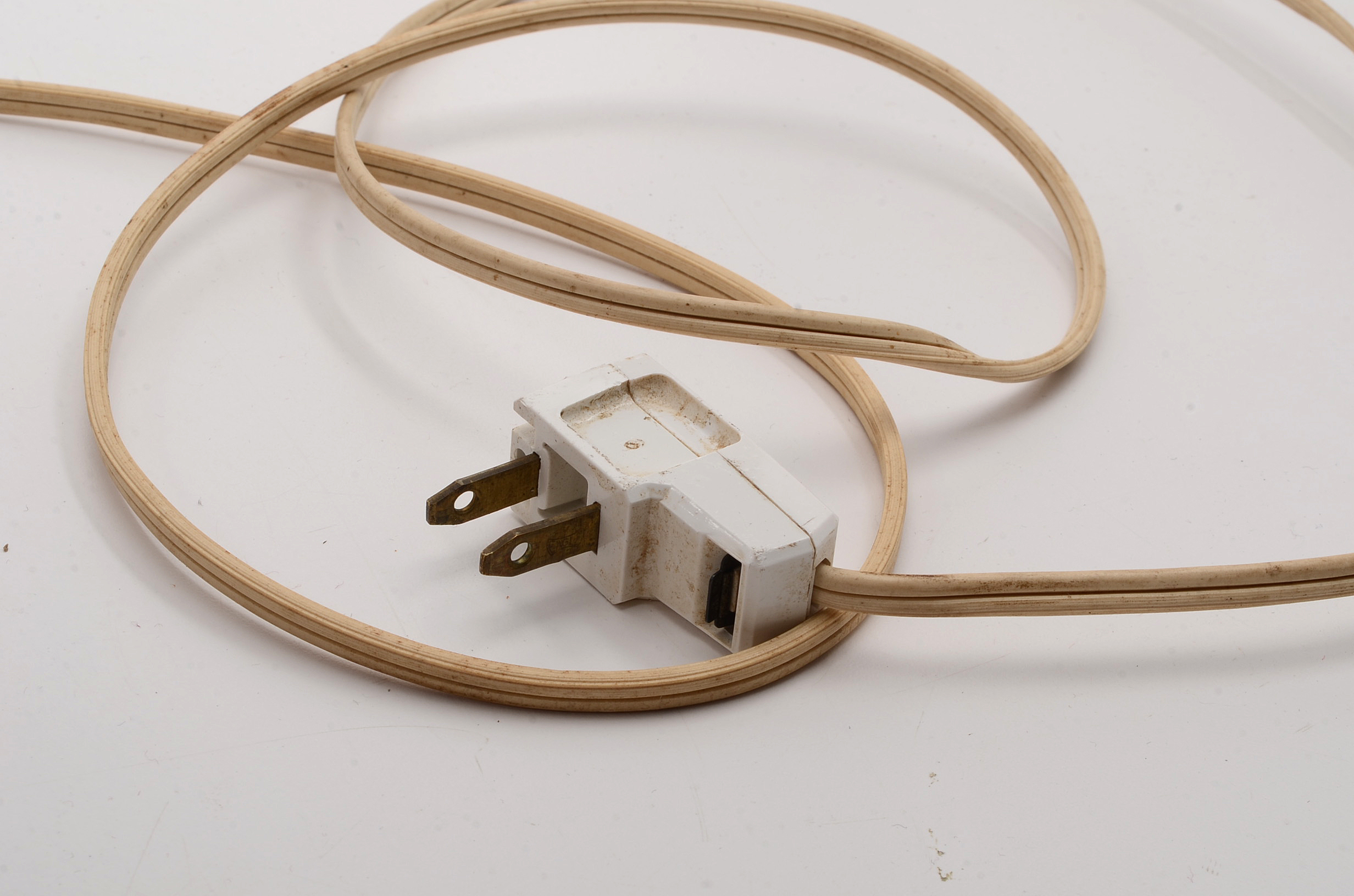 Vintage Ruby Cut to Clear Glass Table Lamps