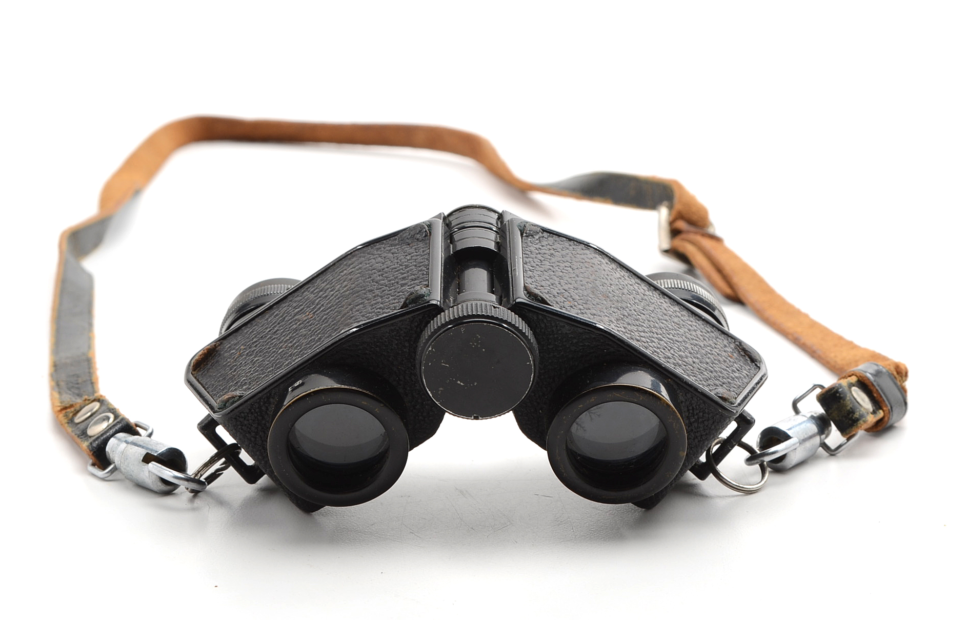 Carl Zeiss Circa 1920's Telita 6 x 18 Field Glasses in Original Leather Case