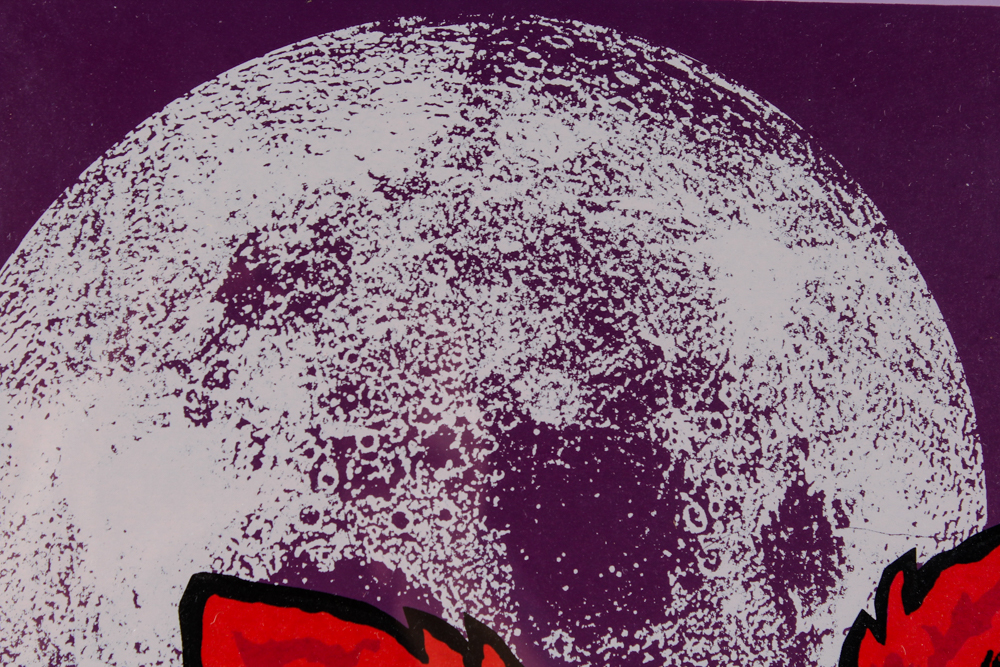 George Rodrigue Signed Serigraph "Split Personality with Moon"