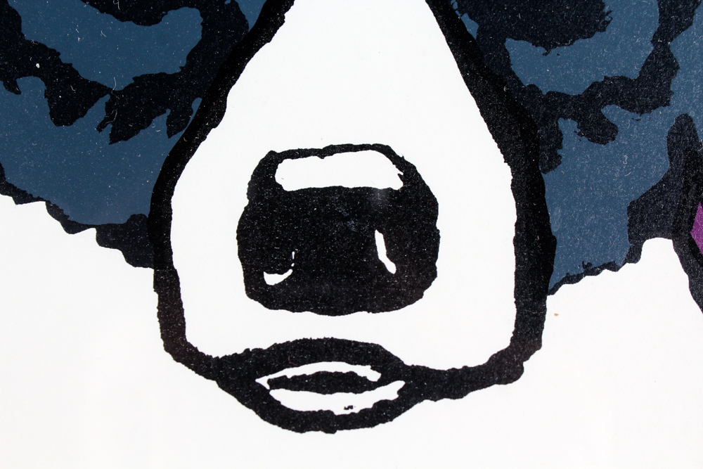 George Rodrigue Signed Serigraph "Split Personality with Moon"