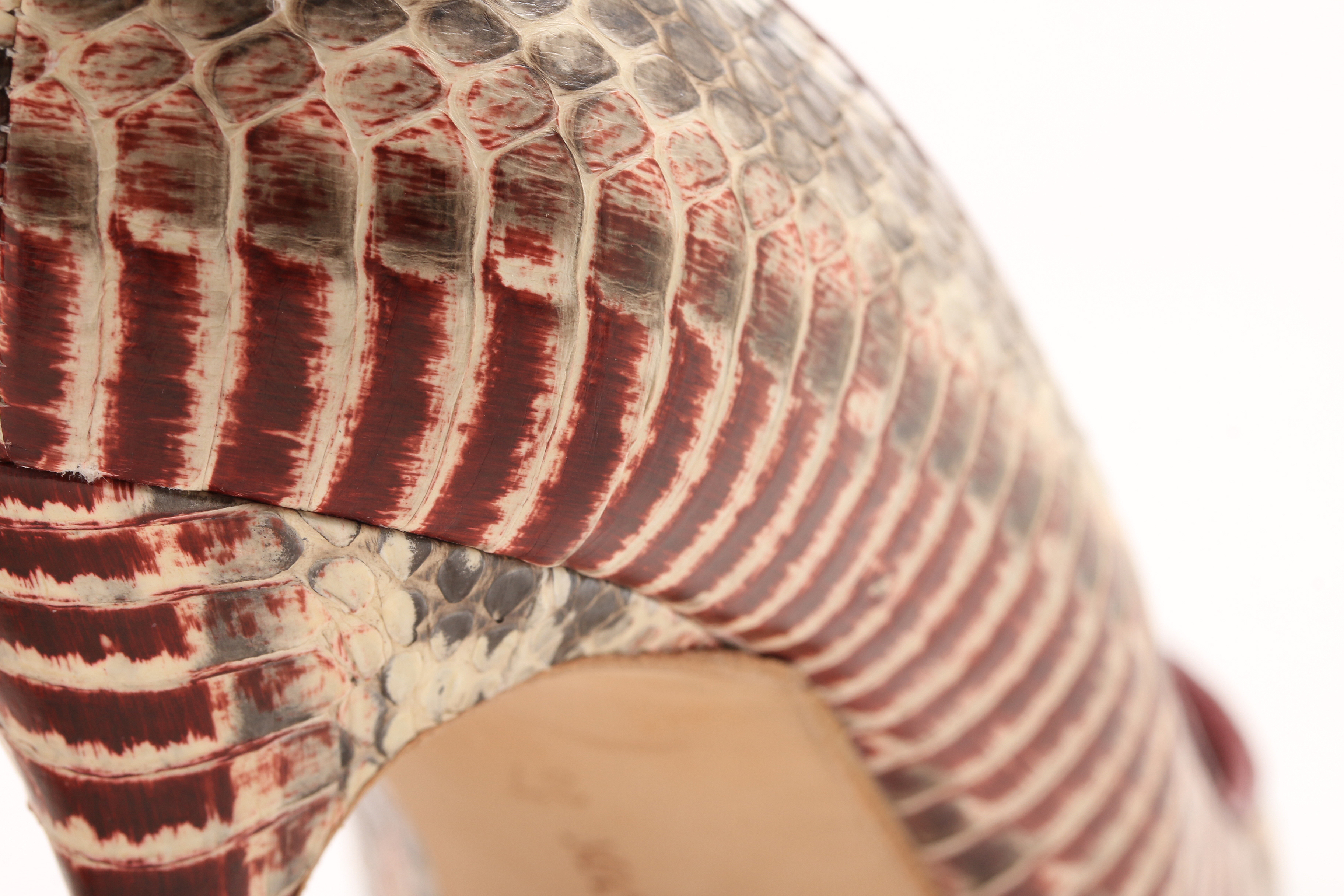 Manolo Blahnik "Newcio" Snake Skin Pump