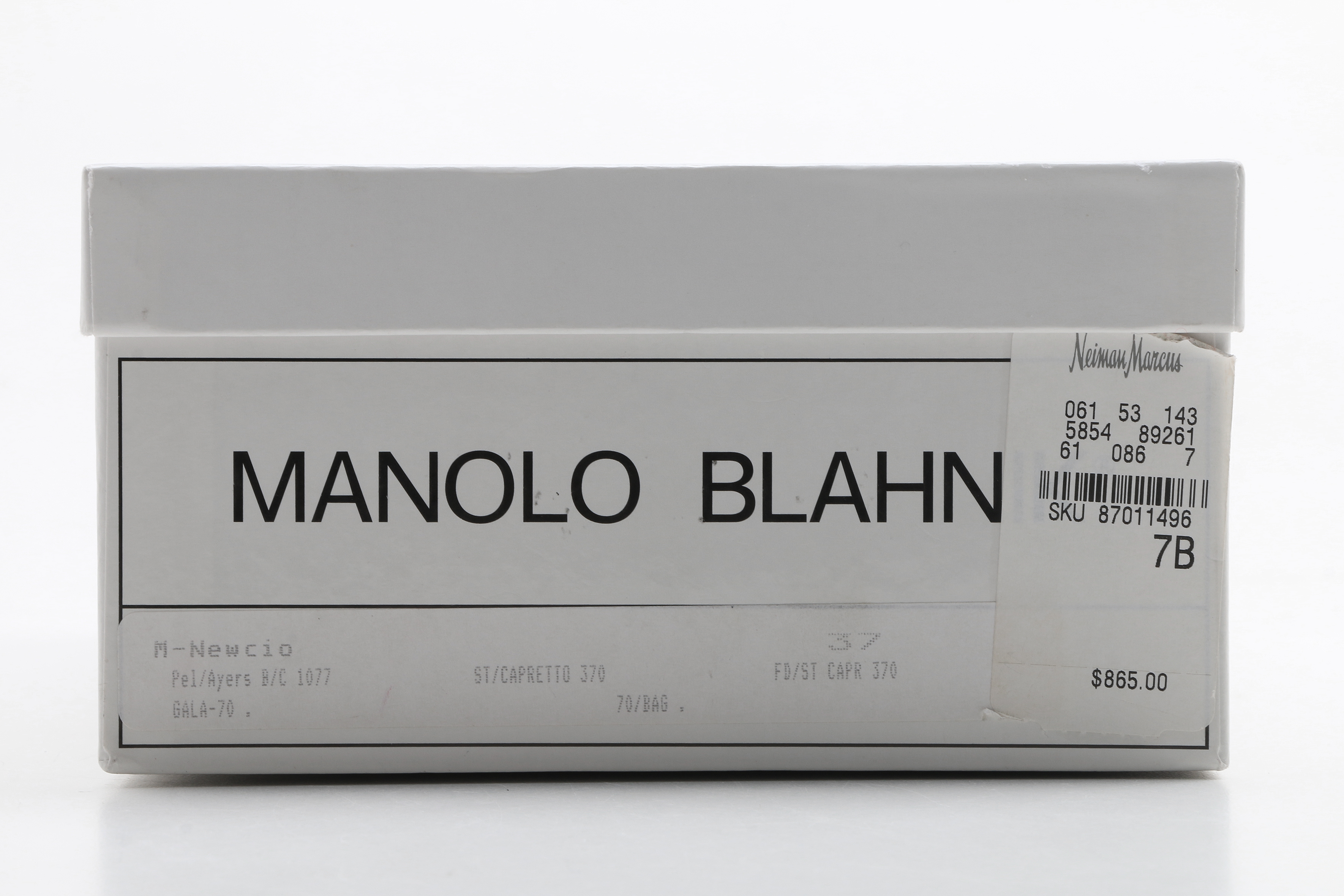 Manolo Blahnik "Newcio" Snake Skin Pump