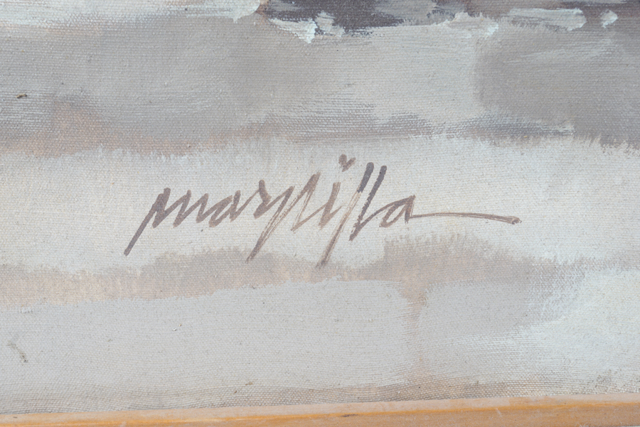 Marzilla Original Signed Oil Painting on Canvas