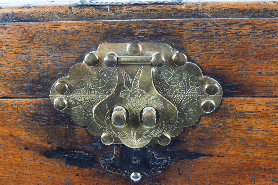 Korean "Ham" Chest with Decorative Hardware
