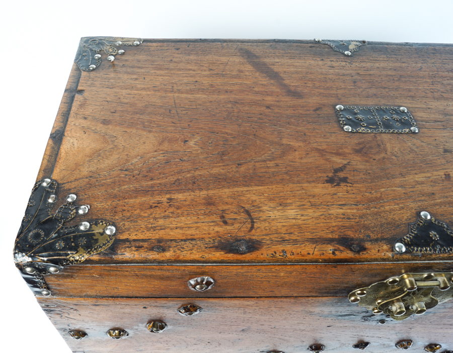Korean "Ham" Chest with Decorative Hardware