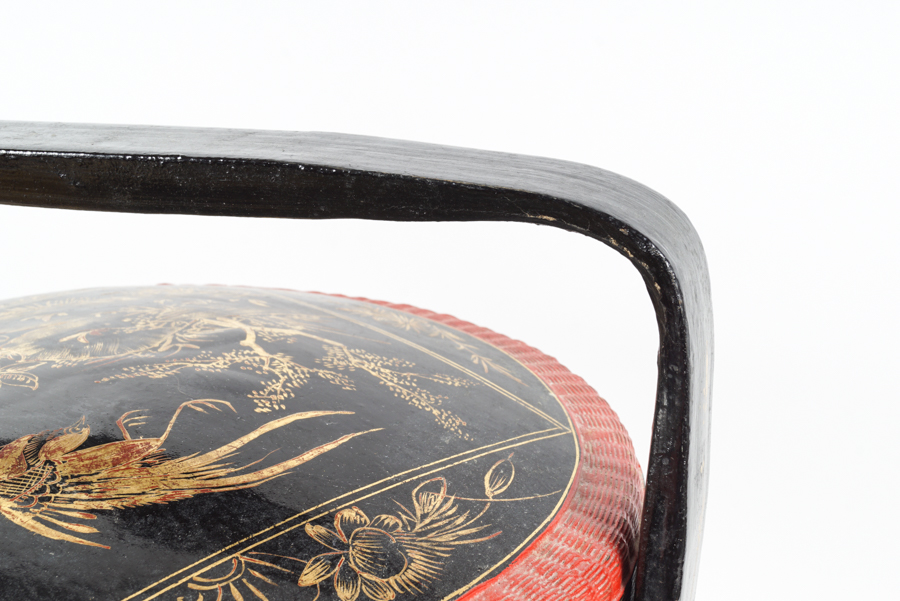 Lacquered Stacking Chinese Wedding Basket