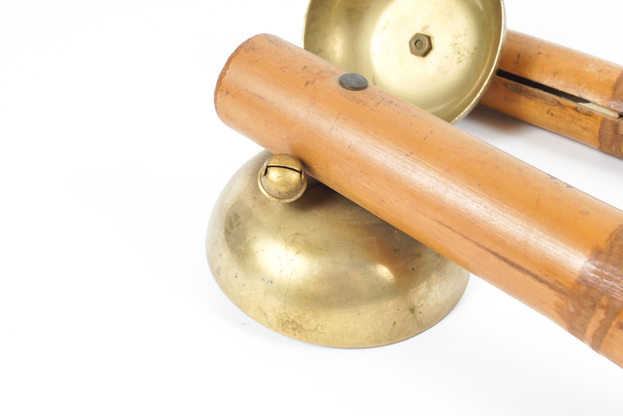 Pair of Vintage Bamboo Hand Chimes