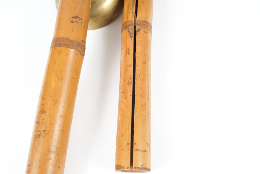 Pair of Vintage Bamboo Hand Chimes