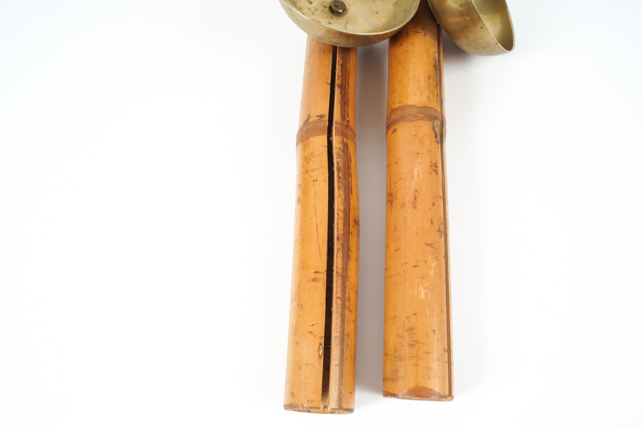 Pair of Vintage Bamboo Hand Chimes