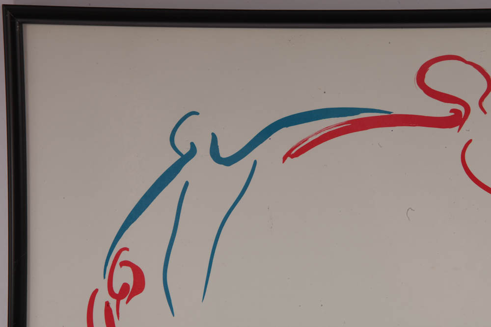 Bob Mackie Signed, Framed Fashion Event Poster