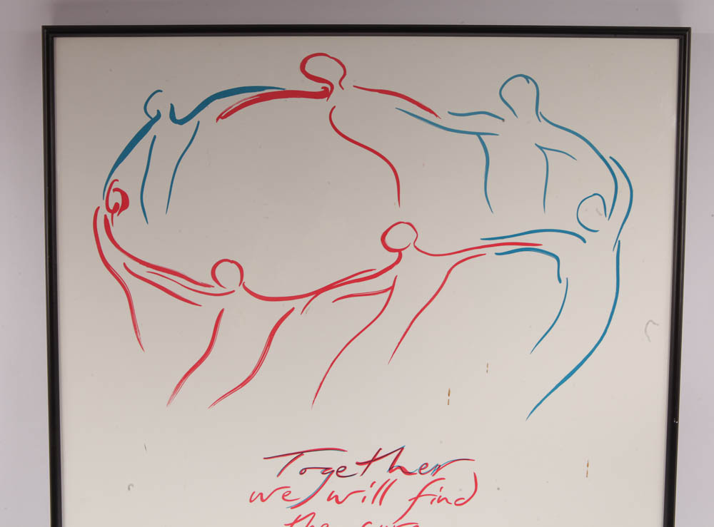 Bob Mackie Signed, Framed Fashion Event Poster