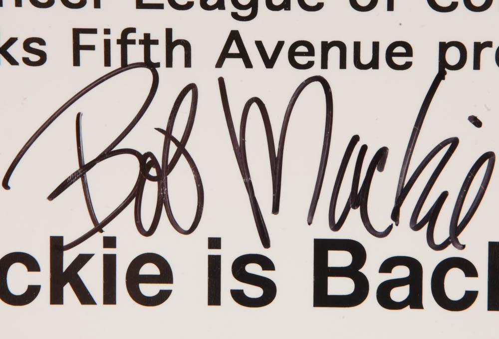 Bob Mackie Signed, Framed Fashion Event Poster