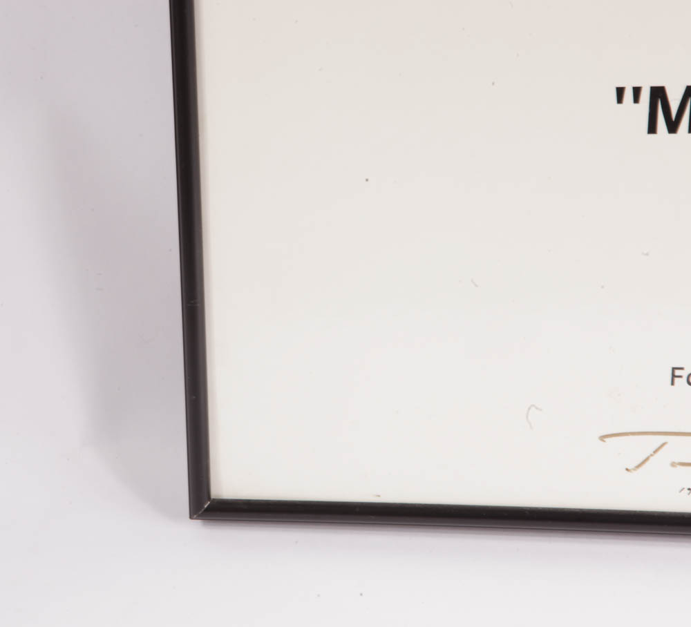 Bob Mackie Signed, Framed Fashion Event Poster