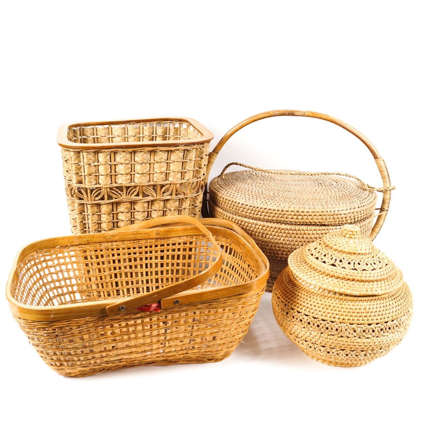 Variety of Woven Baskets