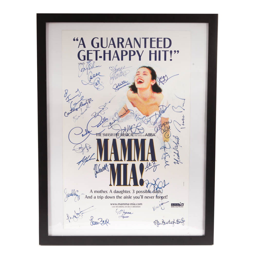 "Mama Mia!" Cast Signed Poster