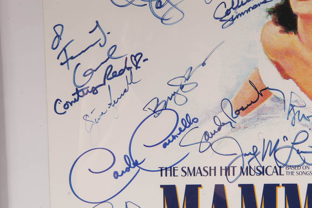 "Mama Mia!" Cast Signed Poster