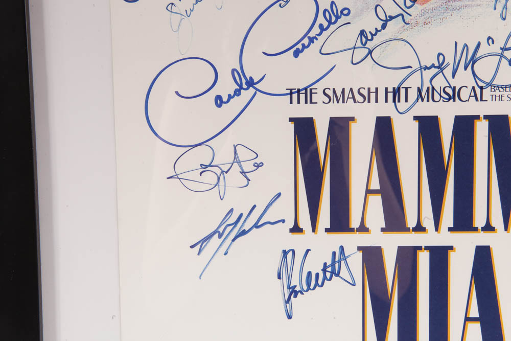"Mama Mia!" Cast Signed Poster
