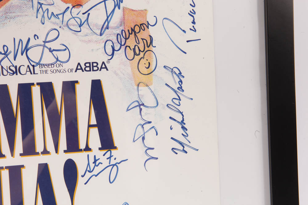 "Mama Mia!" Cast Signed Poster