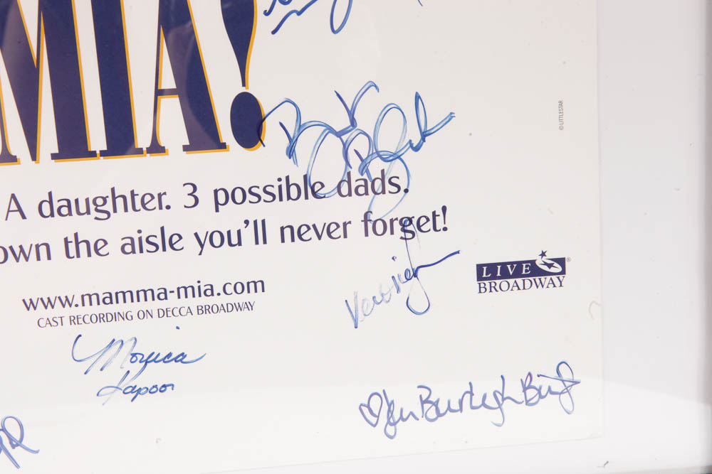 "Mama Mia!" Cast Signed Poster