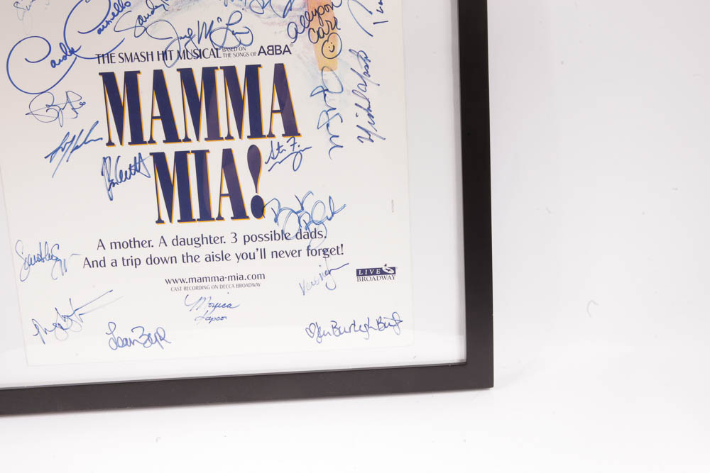 "Mama Mia!" Cast Signed Poster
