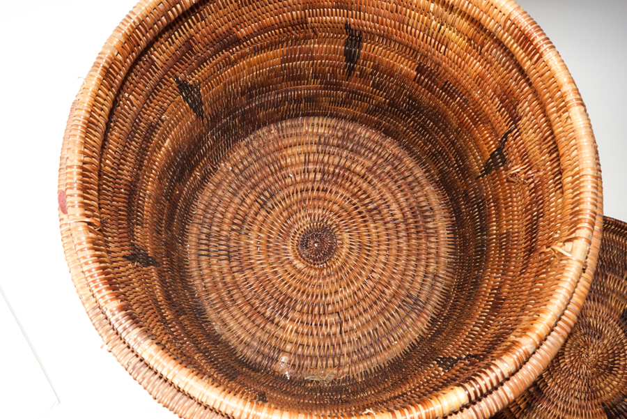 Large South African Handwoven Lidded Basket