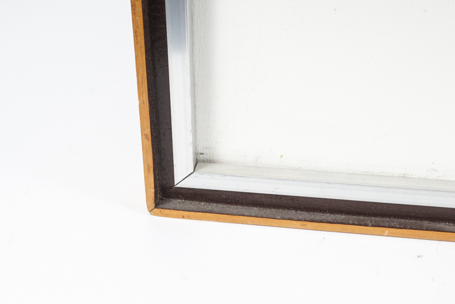 Vintage Oil Painting on Canvas of a City Street