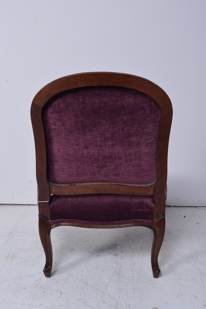 Louis XV Style Slipper Chair Pair