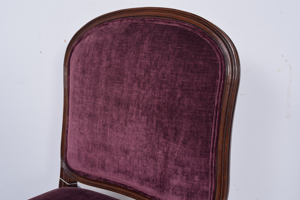 Louis XV Style Slipper Chair Pair