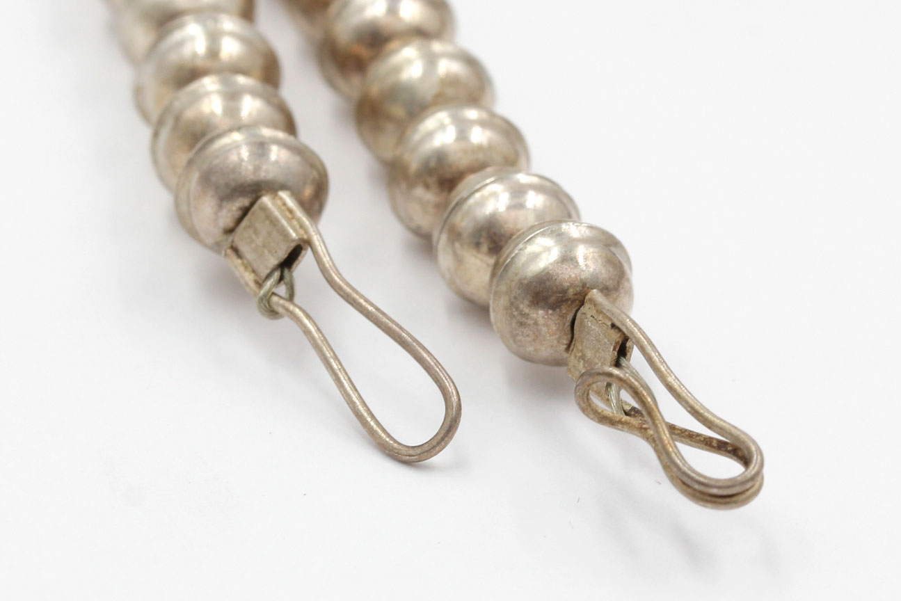 Sterling Silver Turquoise Squash Blossom Necklace