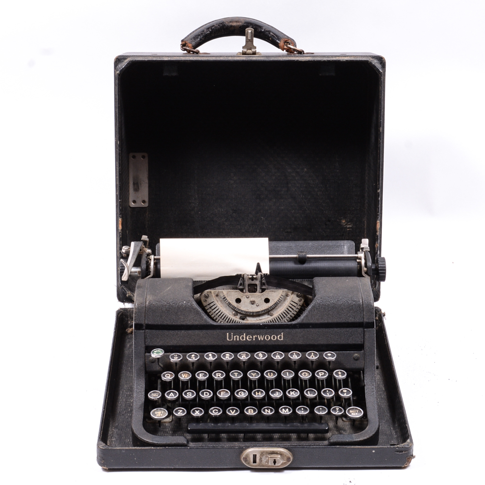Antique Underwood "Ace" Typewriter