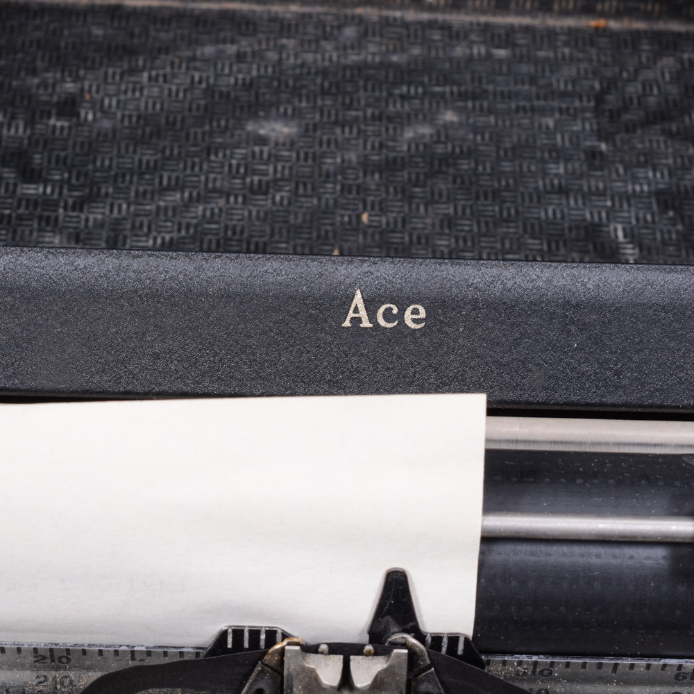 Antique Underwood "Ace" Typewriter