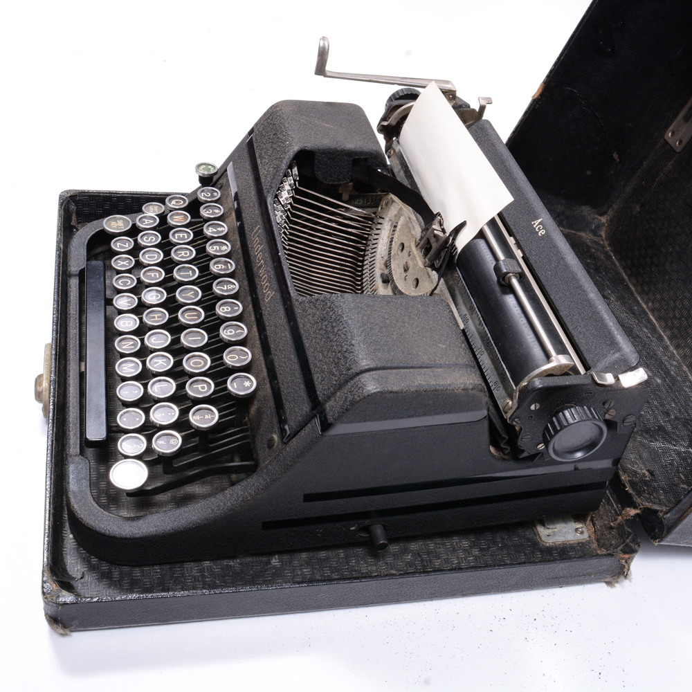 Antique Underwood "Ace" Typewriter