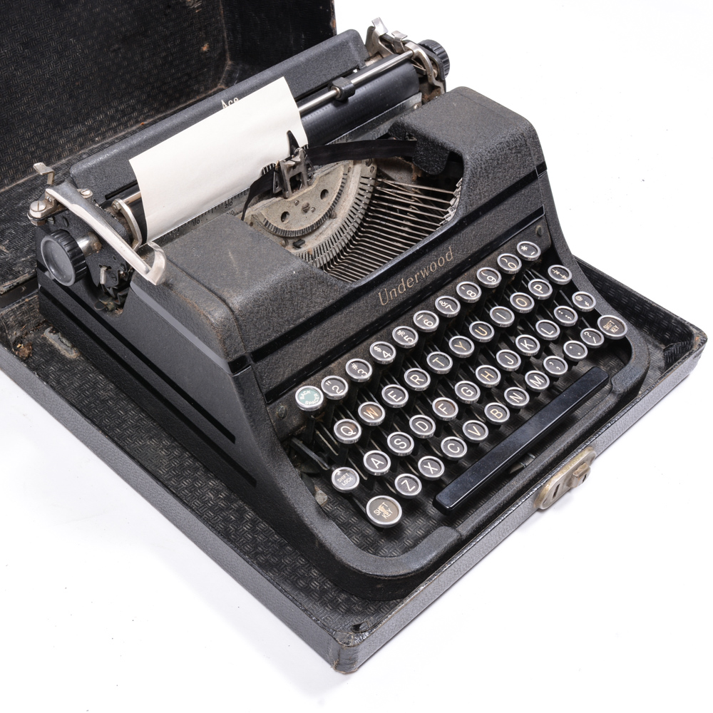 Antique Underwood "Ace" Typewriter