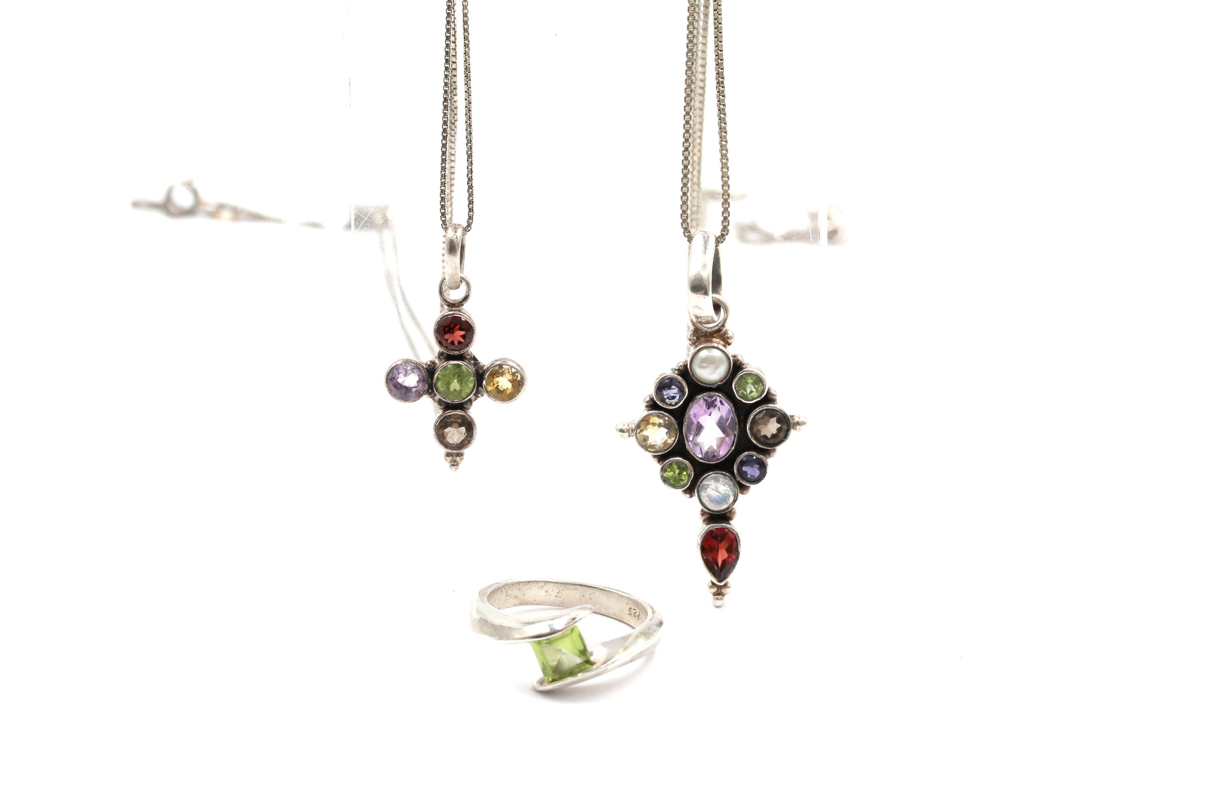 Sterling Silver Gemstone Jewelry