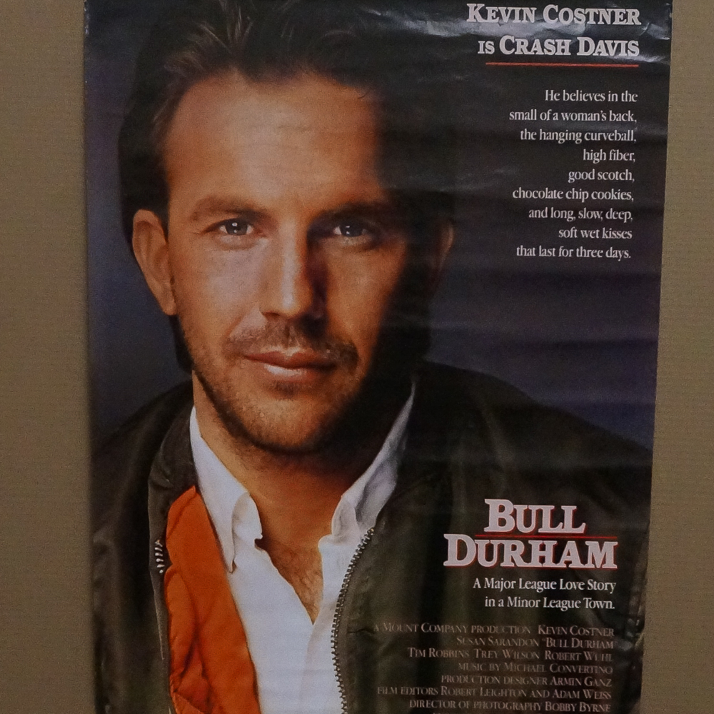 1988 Movie Poster "Bull Durham"