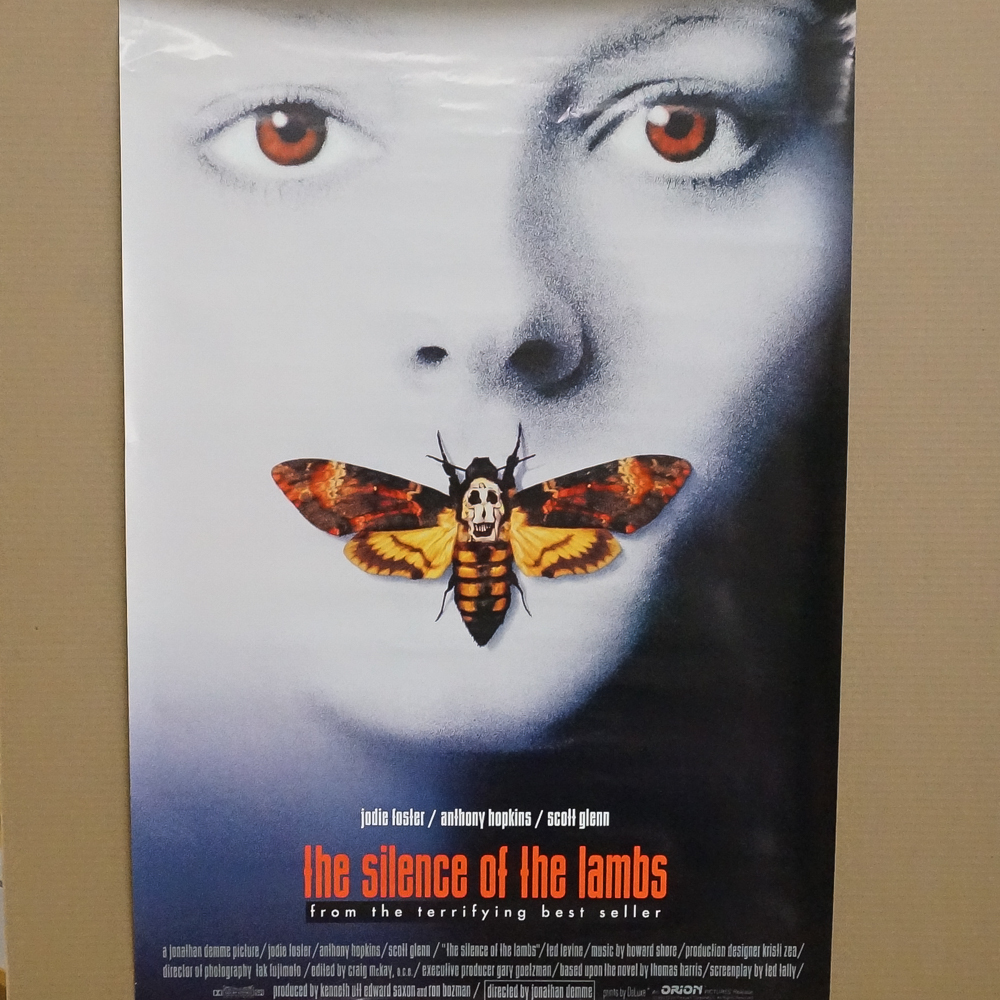 "The Silence Of The Lambs" 1991 Movie Poster