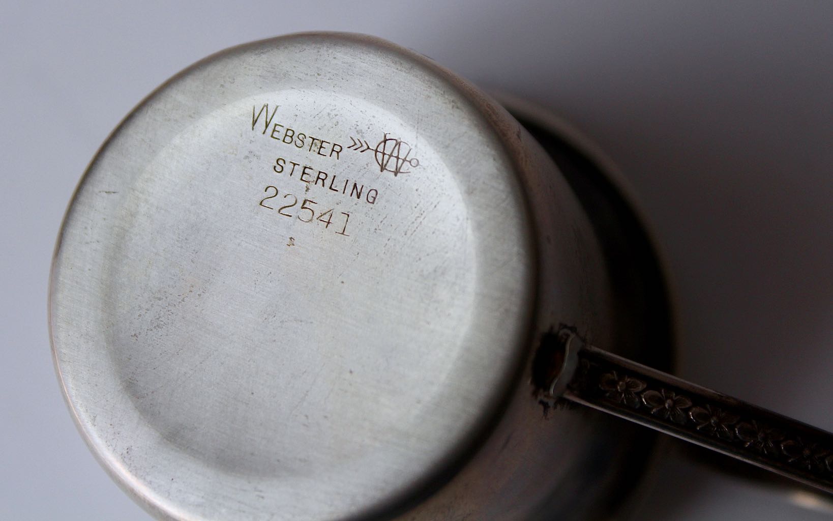 Webster Sterling Silver Baby Mug and Additional Weighted Sterling Tableware
