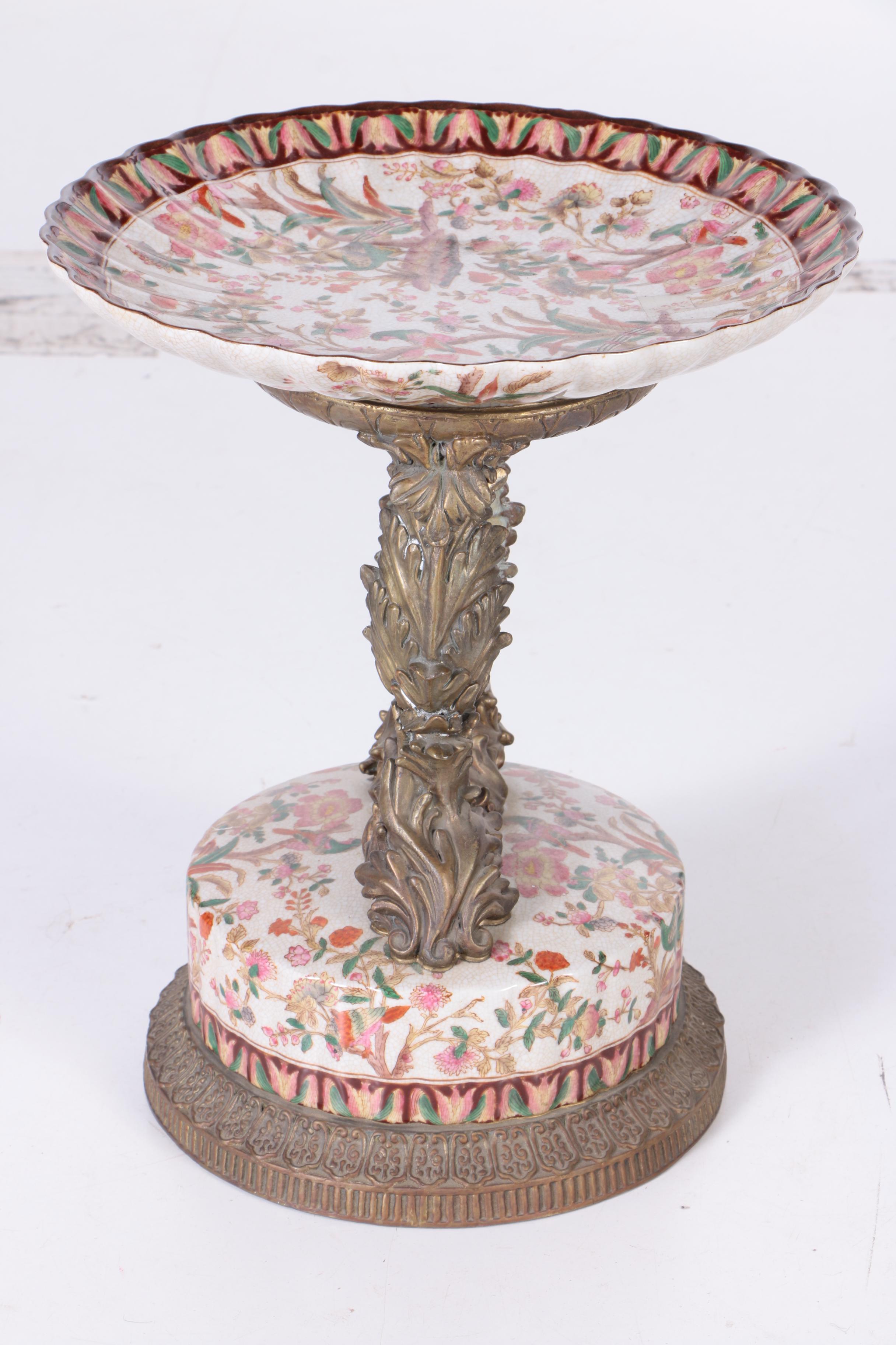 Reproduction Porcelain Pedestal Bowl