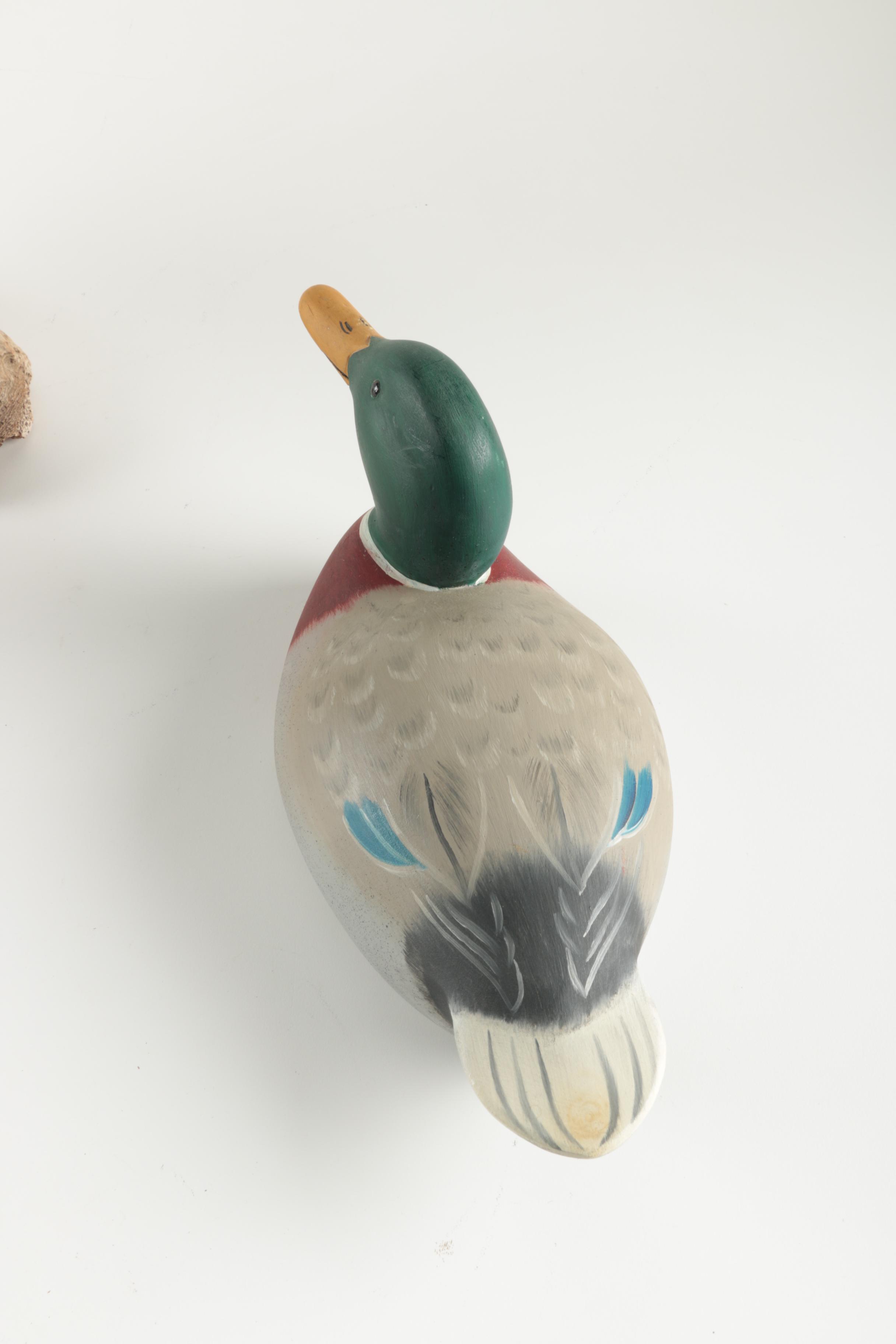 Wooden Bird Figurines