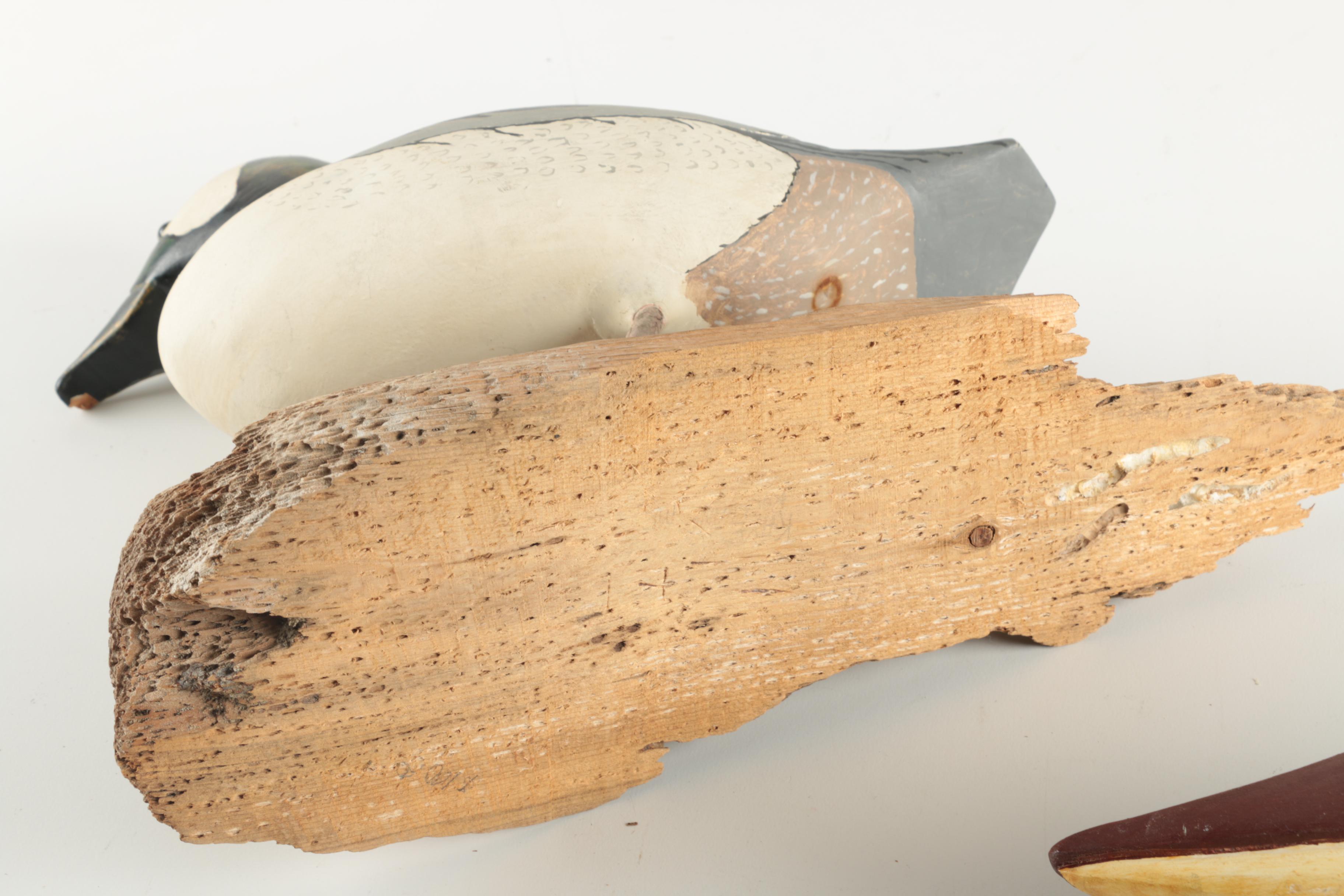 Wooden Bird Figurines