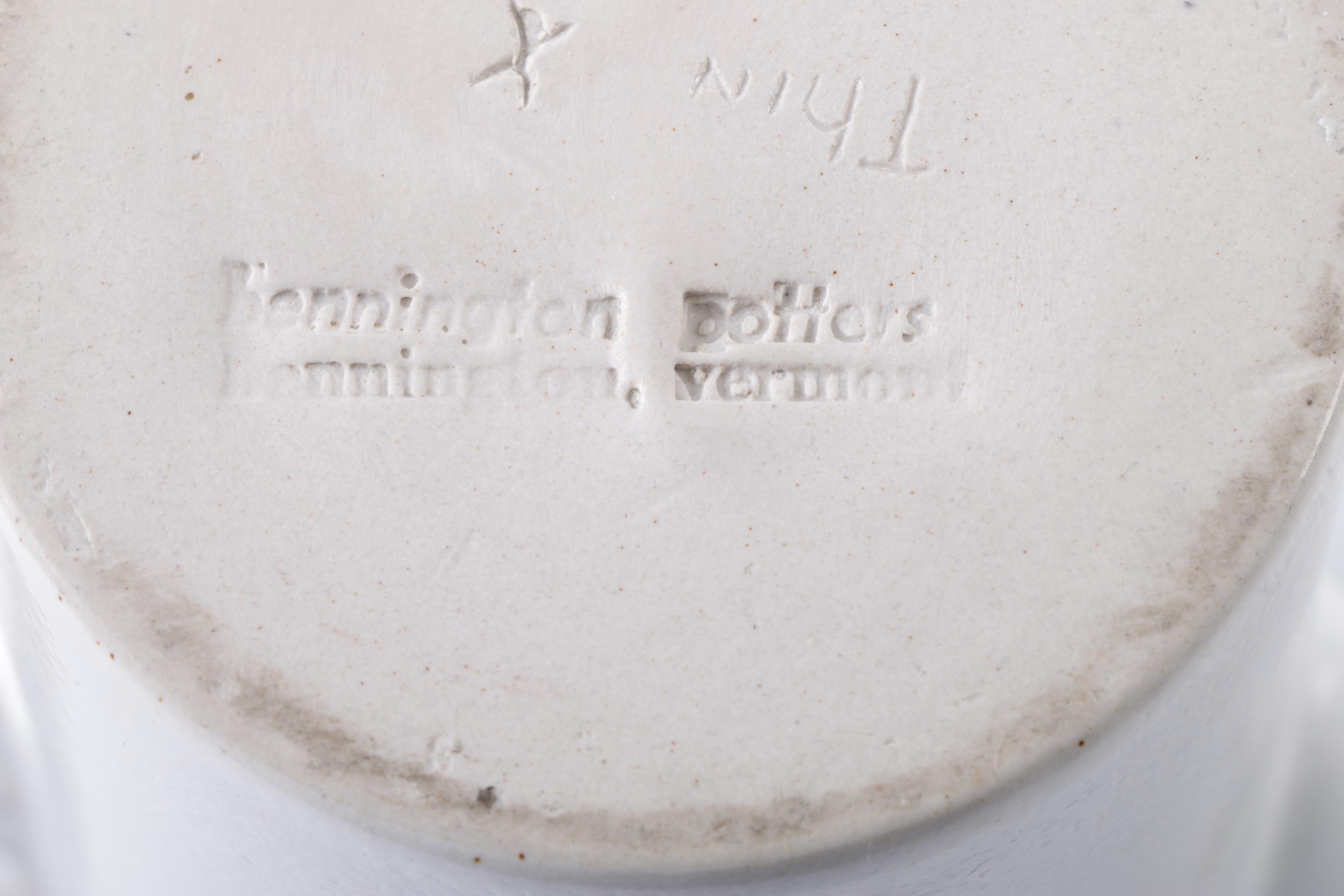 Bennington Potters Dessert Set